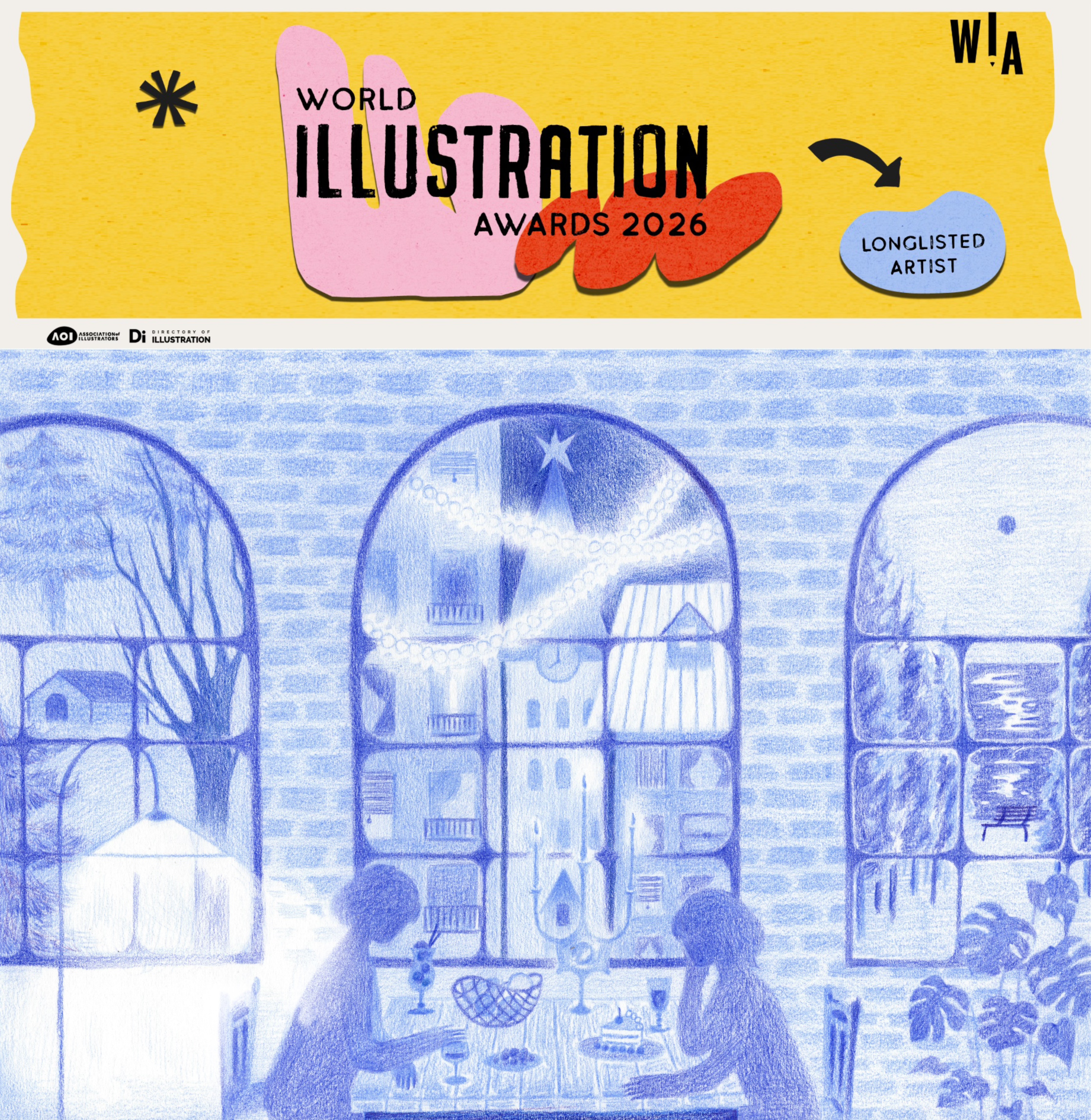 NEWS | Self-Talk as Night Falls Longlisted for the World Illustration Awards
